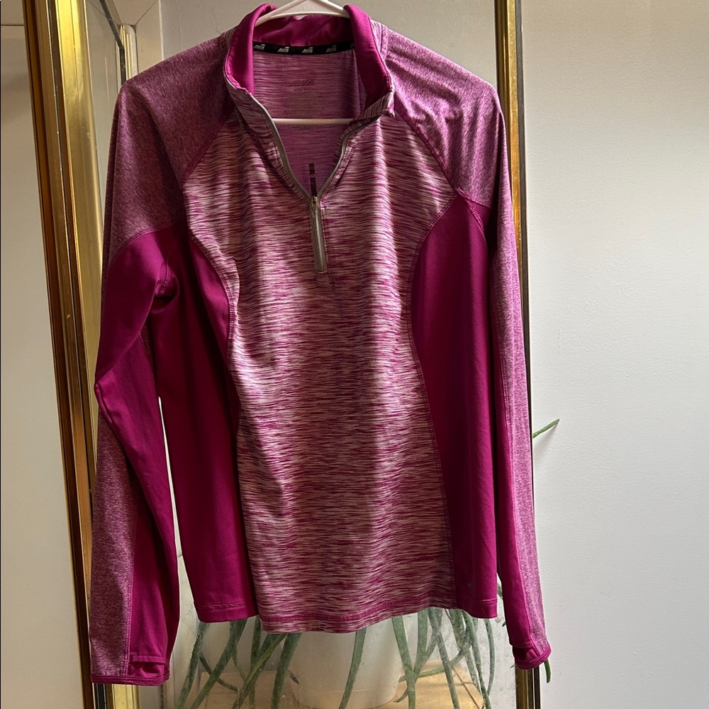 Avia Women's Pink Quarter-Zip Sweatshirt